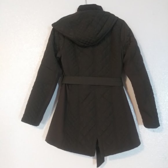 Sebby Collection women's size M olive color hooded jacket - Picture 6 of 16